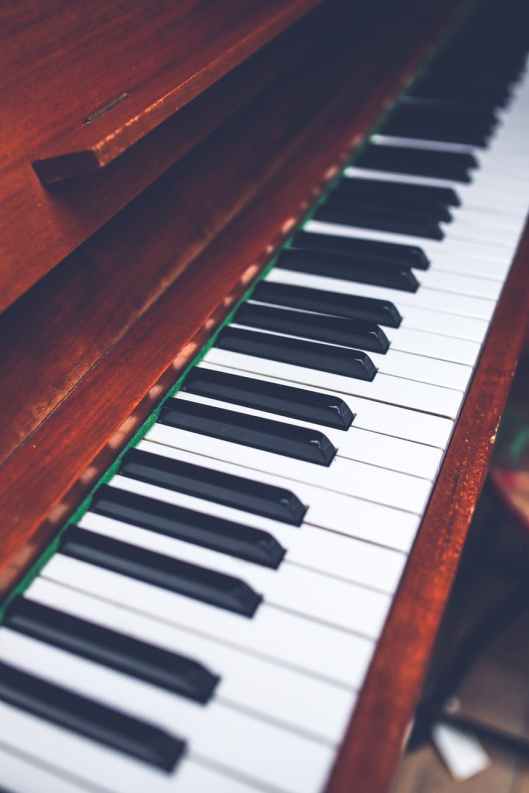 the piano keyboard
